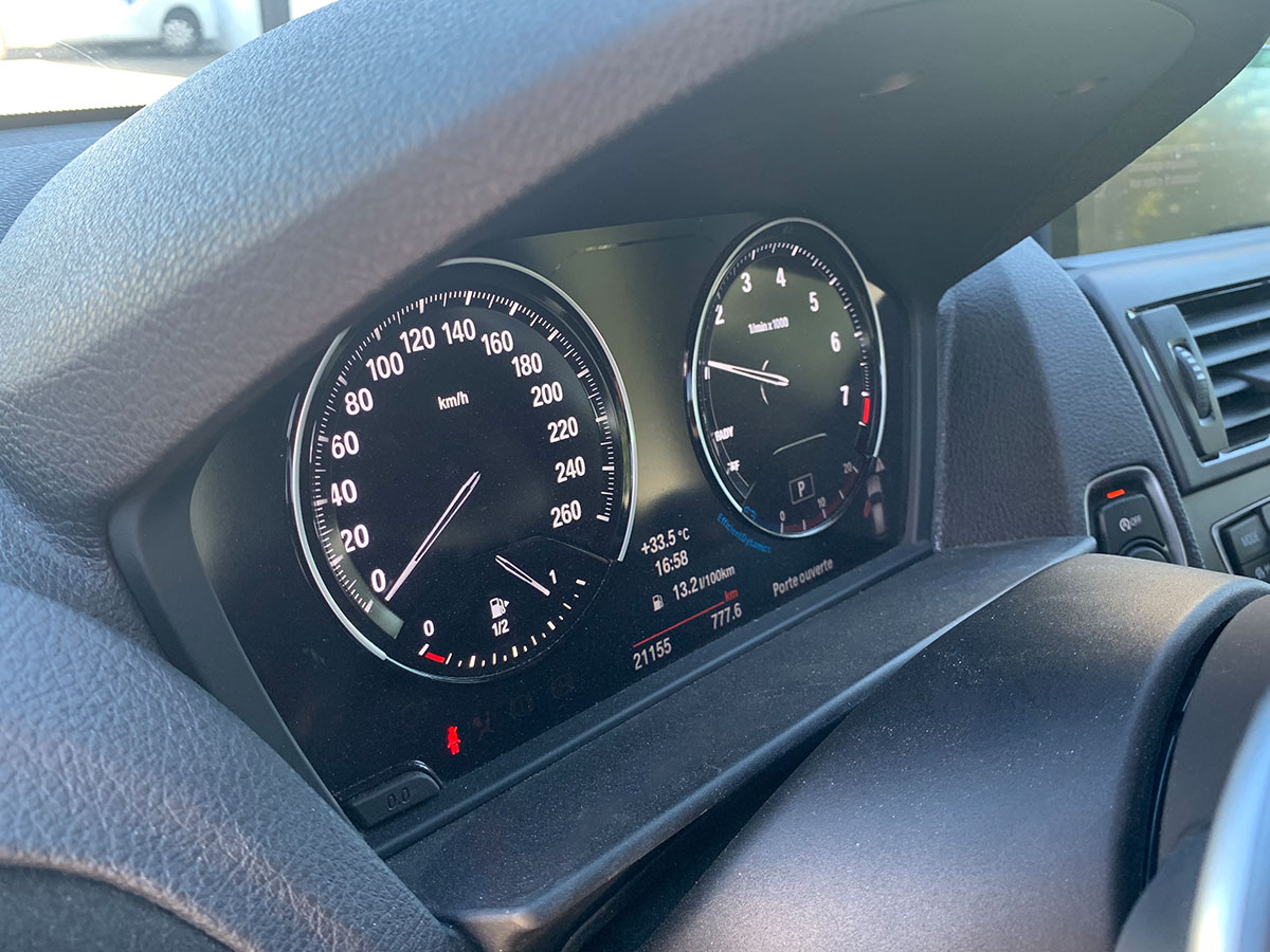 BMW F20 M135i M Performance compteur digital black panel
