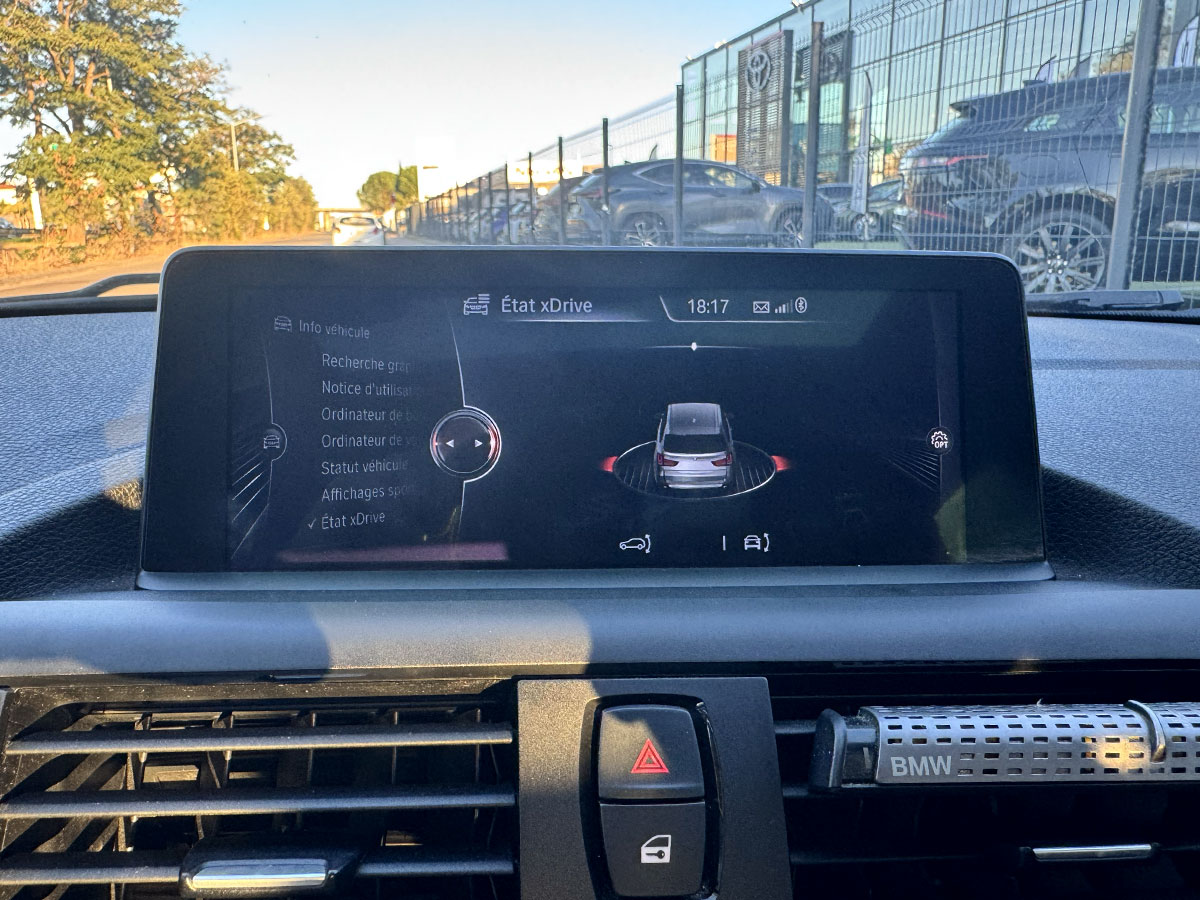 État xDrive sur écran iDrive BMW F20 M135i
