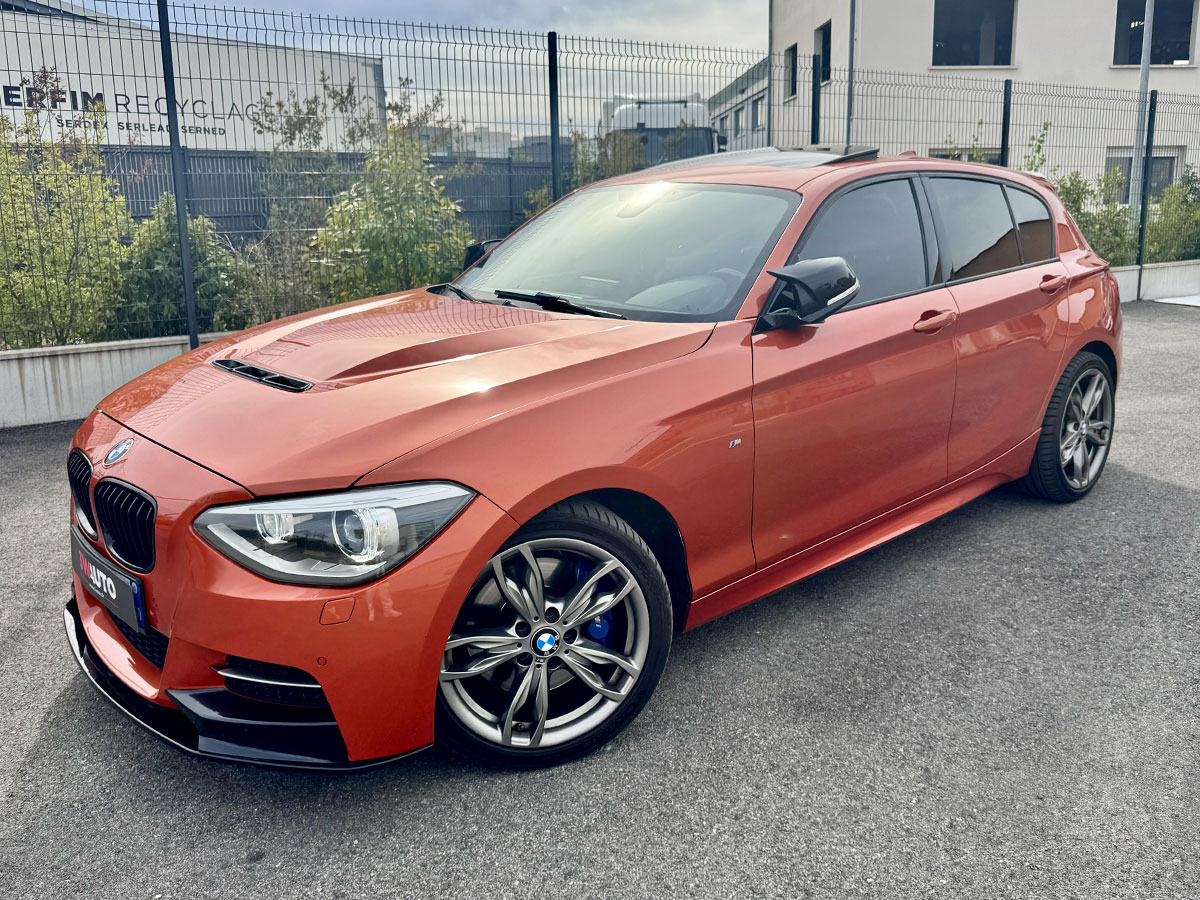 BMW M135i F20 Orange Valencia avec configuration rare